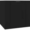 vidaXL TV-Wandschrank Schwarz 40x34,5x40 cm* Wohnwände