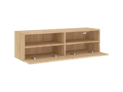 vidaXL TV-Wandschrank Sonoma-Eiche 100x30x30 cm Holzwerkstoff* Schweberegale|Wohnwände