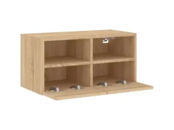 vidaXL TV-Wandschrank Sonoma-Eiche 60x30x30 cm Holzwerkstoff* Wohnwände|TV-Wände