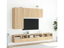 vidaXL TV-Wandschrank Sonoma-Eiche 60x30x30 cm Holzwerkstoff* Wohnwände|TV-Wände