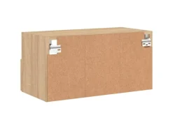 vidaXL TV-Wandschrank Sonoma-Eiche 60x30x30 cm Holzwerkstoff* Wohnwände|TV-Wände