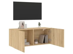 vidaXL TV-Wandschrank Sonoma-Eiche 100x30x41 cm