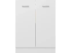 vidaXL Unterschrank Weiß 60x46x81,5 cm Holzwerkstoff
