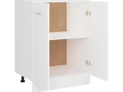 vidaXL Unterschrank Weiß 60x46x81,5 cm Holzwerkstoff