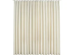 vidaXL Verdunkelungsvorhang mit Haken Samt Creme 290 x 245 cm* Vorhänge|Gardinen