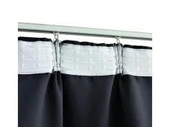 vidaXL Verdunkelungsvorhänge mit Haken 2 Stk Anthrazit 140x175cm* Vorhänge|Gardinen