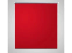 vidaXL Verdunklungsrollo Verdunkelungsrollo Rollo 60x120 Rot