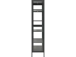 vidaXL Vitrine Anthrazit 90x40x180 cm Stahl und Gehärtetes Glas* Vitrinen