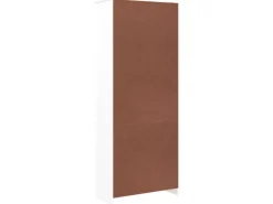 vidaXL Vitrinenschrank ALTA 77x35x186,5 cm Massivholz Kiefer 353950* Vitrinen