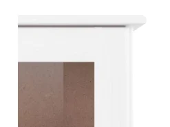 vidaXL Vitrinenschrank ALTA 77x35x186,5 cm Massivholz Kiefer 353950* Vitrinen
