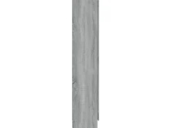vidaXL Vitrinenschrank Grau Sonoma 82,5x30,5x150 cm Holzwerkstoff