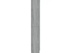 vidaXL Vitrinenschrank Grau Sonoma 82,5x30,5x185,5 cm Holzwerkstoff