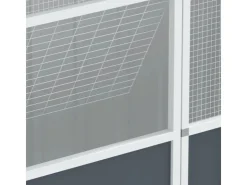 vidaXL Voliere Anthrazit 215x78x200 cm Verzinkter Stahl* Vogelbedarf