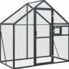 vidaXL Voliere Anthrazit 179x100x185 cm Aluminium* Vogelbedarf