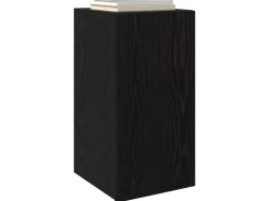 vidaXL Wand TV Schrank Schwarz Eichen-Optik 30,5 x 30 x 60 cm 875069