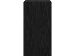 vidaXL Wand TV Schrank Schwarz Eichen-Optik 30,5 x 30 x 60 cm 875069