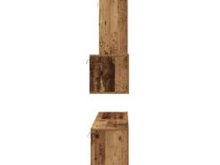 vidaXL Wand TV Schrank Set 4-Tlg 200 x 30 x 30 cm Holzwerkstoff 3393465