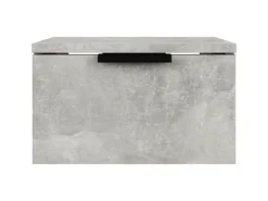 vidaXL Wand-Nachttisch Betongrau 34x30x20 cm