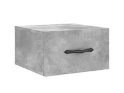 vidaXL Wand-Nachttisch Betongrau 35x35x20 cm Modell 7