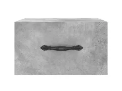vidaXL Wand-Nachttisch Betongrau 35x35x20 cm Modell 7