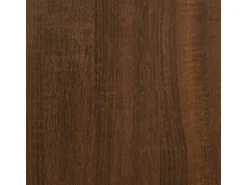 vidaXL Wand-Nachttisch Braun Eiche 35x30x51 cm Holzwerkstoff