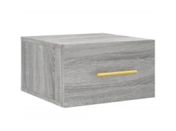 vidaXL Wand-Nachttisch Grau Sonoma 35x35x20 cm Modell 1* Schweberegale