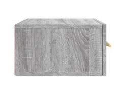 vidaXL Wand-Nachttisch Grau Sonoma 35x35x20 cm Modell 1* Schweberegale