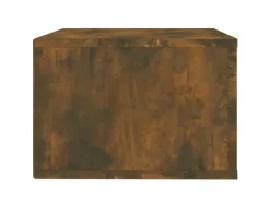 vidaXL Wand-Nachttisch Räuchereiche 50x36x25 cm