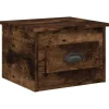 vidaXL Wand-Nachttisch Räuchereiche 41,5x36x28 cm* Schweberegale