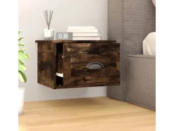 vidaXL Wand-Nachttisch Räuchereiche 41,5x36x28 cm* Schweberegale