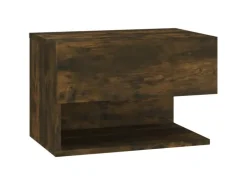 vidaXL Wand-Nachttisch Räuchereiche Holzwerkstoff Modell 4* Schweberegale