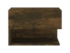 vidaXL Wand-Nachttisch Räuchereiche Holzwerkstoff Modell 4* Schweberegale