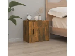 vidaXL Wand-Nachttisch Räuchereiche 50x30x47 cm* Schweberegale