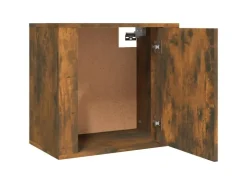 vidaXL Wand-Nachttisch Räuchereiche 50x30x47 cm* Schweberegale