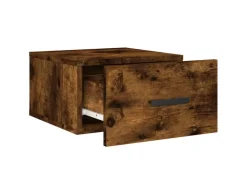 vidaXL Wand-Nachttisch Räuchereiche 35x35x20 cm Modell 3* Schweberegale