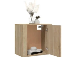 vidaXL Wand-Nachttisch Sonoma-Eiche 50x30x47 cm