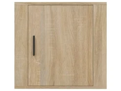 vidaXL Wand-Nachttisch Sonoma-Eiche 50x30x47 cm