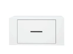 vidaXL Wand-Nachttisch Weiß 50x36x25 cm* Schweberegale