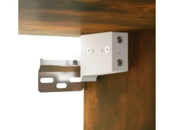 vidaXL Wand-Nachttische 2 Stk Räuchereiche 34x30x20 cm* Schweberegale