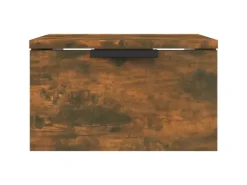 vidaXL Wand-Nachttische 2 Stk Räuchereiche 34x30x20 cm* Schweberegale