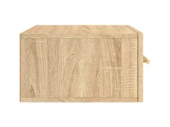 vidaXL Wand-Nachttische 2 Stk Sonoma-Eiche 35x35x20 cm Modell 3