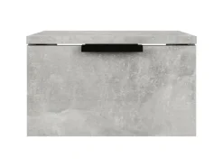 vidaXL Wand-Nachttische 2 Stk Betongrau 34x30x20 cm