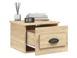 vidaXL Wand-Nachttische 2 Stk Sonoma-Eiche 41,5x36x28 cm* Schweberegale