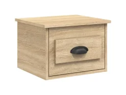 vidaXL Wand-Nachttische 2 Stk Sonoma-Eiche 41,5x36x28 cm* Schweberegale