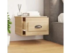 vidaXL Wand-Nachttische 2 Stk Sonoma-Eiche 41,5x36x28 cm* Schweberegale