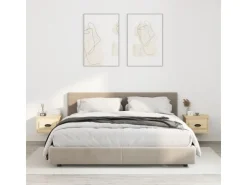vidaXL Wand-Nachttische 2 Stk Sonoma-Eiche 41,5x36x28 cm* Schweberegale