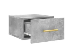 vidaXL Wand-Nachttische 2 Stk Betongrau 35x35x20 cm Modell 5