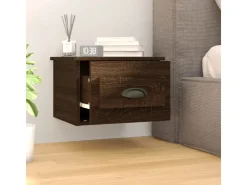 vidaXL Wand-Nachttische 2 Stk Braun Eichen-Optik 41,5x36x28 cm* Schweberegale