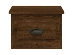 vidaXL Wand-Nachttische 2 Stk Braun Eichen-Optik 41,5x36x28 cm* Schweberegale