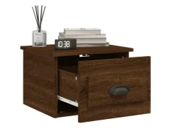 vidaXL Wand-Nachttische 2 Stk Braun Eichen-Optik 41,5x36x28 cm* Schweberegale